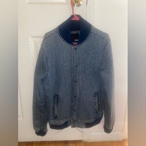 Krew Denim bomber jacket(sz-small) 100% Authentic